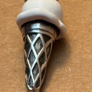 White ice cream cone Tiffany co charm